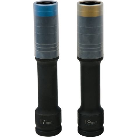 KS Tools SlimPOWER Impact-Stecknuss-Satz, extra lang, 2-tlg., 1/2, 17+19 mm (1/4)