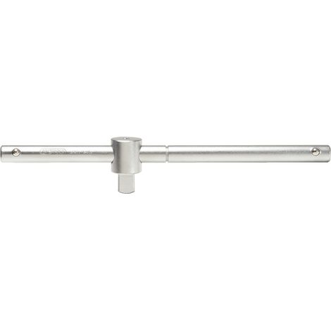 KS Tools 911.1204 Impugnatura a T con Leva Scorrevole, 250 mm, 1/2" (1/4)