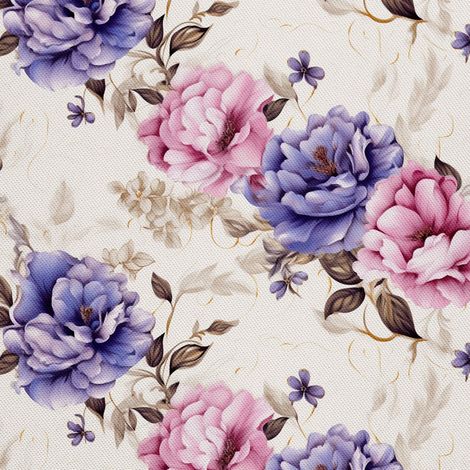 Tela decorativa para exteriores Oxford - Flores - DX2446 (1/5)