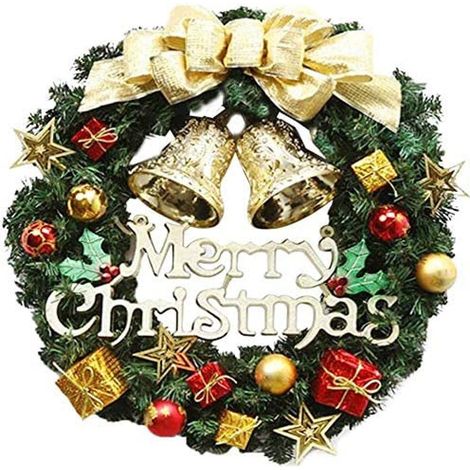 1 Guirlande de Noël 30 cm, décoration artificielle duveteuse, pour sapin, porte, mur, fenêtre, escalier, cheminée (1/5)