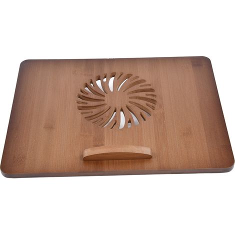 Support pour ordinateur portable en bois robuste et léger, style simple, dissipation thermique stable, correction de la posture. (1/5)