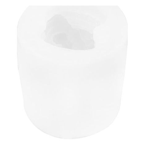 Moule en silicone pour bougie parfumée de Noël à faire soi-même (1 pièce) - Joli moule pour bougie de Noël à faire soi-même-6.3X6.1CM-White (1/3)