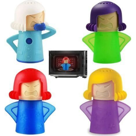 Pack de 4 Nettoyant Micro-Ondes, Nettoyeur Vapeur Micro-Ondes, Désodorise les Réfrigérateurs, Nettoie les Fours, Nettoyeur Vapeur, Nettoyeur Vapeur Rapide pour Micro-Ondes (1/4)