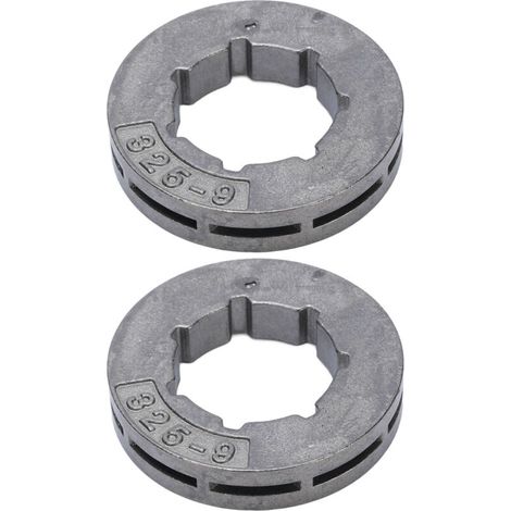 Kit catena da 9 denti (2 pezzi) per tosaerba compatibile con Husqvarna, Jonsered, Stihl e Crezuo.-Crezuo