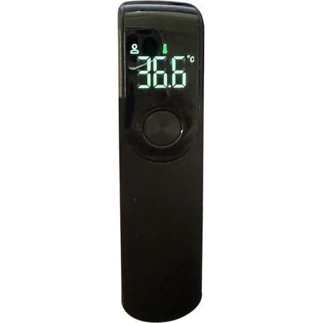 thermomètre pour bébé Thermomètre frontal noir, Mini thermomètre électronique portatif à infrarouge sans piscine plancha (1/4)