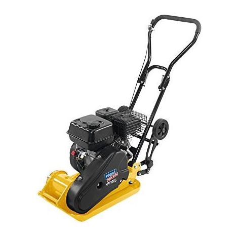 Scheppach Rüttelplatte HP 1100 S 4.000 W 163 ccm inkl. Matte und Fahrwerk