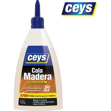CEYS Professioneller Holzleim, industrielle Babyflasche, 500 g, 501619
