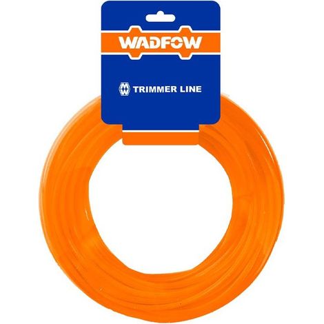 Hilo desbrozadora redondo WADFOW 3 mm x 9 m alta resistencia, corte eficiente y duradero