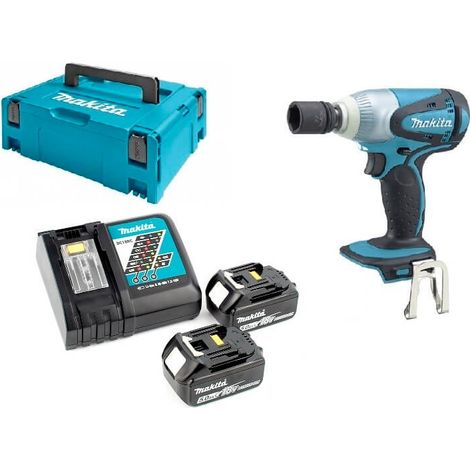 Clé à chocs Makita DTW251RTJ 18 V 2x5 0 Ah accu.