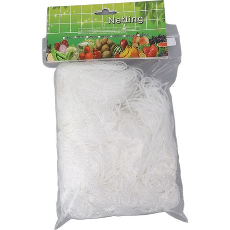 Filet de jardin blanc en polyester pour plantes grimpantes, treillis multi-couches pour fruits et légumes, support de culture pour maison, cour et ferme, 5x30FT (1/5)