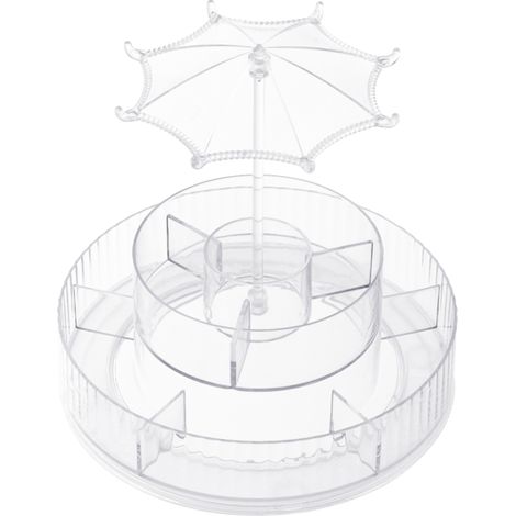 Acrylic Swivel Makeup Organizer (1/2)