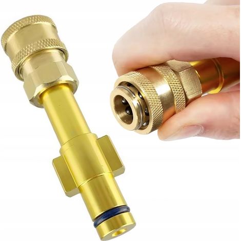 Ersatz-Adapter JetLink ProAdapt EP-HD – Schnellkupplung 1/4" kompatibel mit Hochdruckreinigern Elitech YILI Huter Patriot Daewoo DAW Kunststoff Set Metall