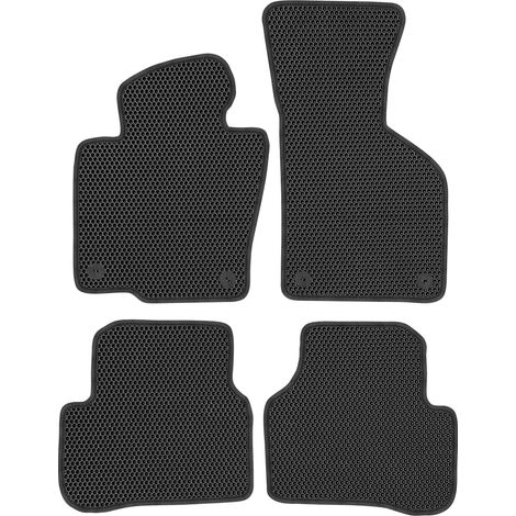Tappetini dedicati per VW Passat B7 dal 2010 al 2014 - EVA A NIDO D'APE NERO (1/5)