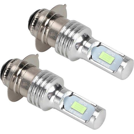 Stück H6 /PISD 80W 8000K LED-Nebelscheinwerferlampe Eisblau 12-24V Universal