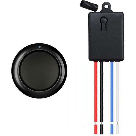 Contrôleur de relais sans fil RIF 433 MHz, alimentation CC 5-60 V, 10 A, émetteur adaptateur de signal intelligent pour la domotique. (1/5)