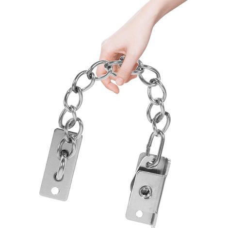 Chaîne de Verrouillage Sécurité Intérieure pour Porte en Acier Inoxydable (1/5)