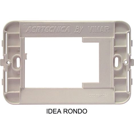Supporto adattatore per placca Vimar IDEA RONDO, avorio NA676 - -  AERTECNICA - -