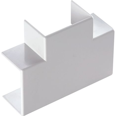 Giunzione A T Minicanale Dim. 20X10 Bianco (Elettrocanali Cod. Ect2010B)