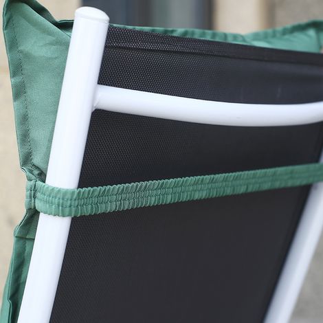 Tapis de chaise en coton brut haute résilience imperméable et protection solaire - Vert, 120508cm, 1pc (1/4)