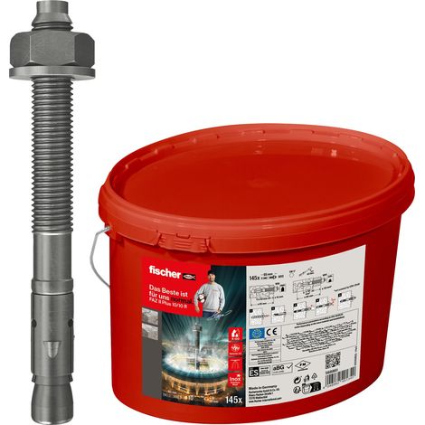 Fischer Goujon d'ancrage FAZ II Plus 10/10 R en seau (145 pièces) - 568861