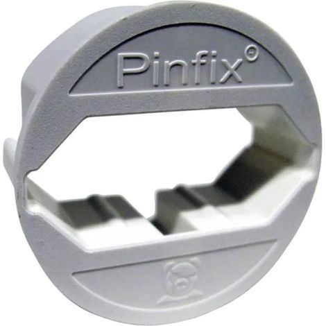 Interbar Pinfix Blanco Adaptador de Enchufe Seguro