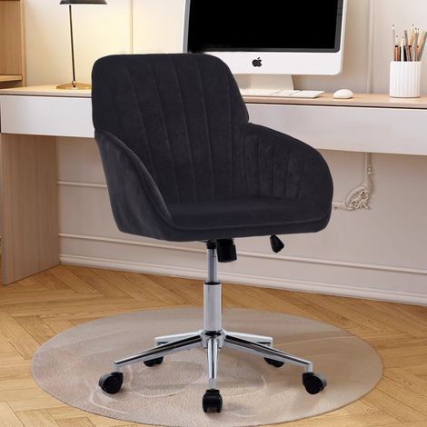 Chaise pivotante bureau réglable hauteur ergonomique dossier,confort longue position assise.-Yi (1/5)