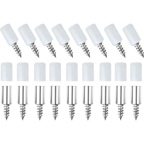 100Pcs Taquet Etagere, Support d'Étagère Étagère Broches Cheville Etagere Supports de Plaque en Métal Nickelé pour Armoire Bureau Accessoires (1/5)