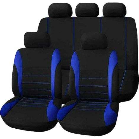 Housse Siege Auto - Pour Peugeot 106 107 205 206 207 208 301 306 307 308 309 405 406 407 408 508 607 807 2008 - Imperméable - Lavable En Machine - LK-Blue - 1 Pièce (1/5)