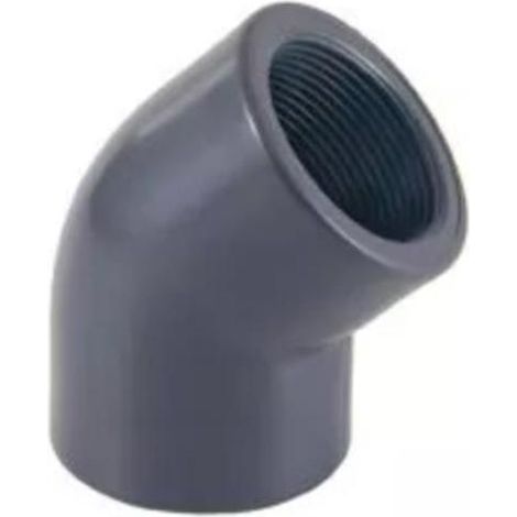 ASTRAL RIEGOS AGRICOLAS codo 45º mixto 5011/2 pvc 01766 , Codo 45º Mixto 50x11/2 Pvc 01766 de la marca AstralPool.