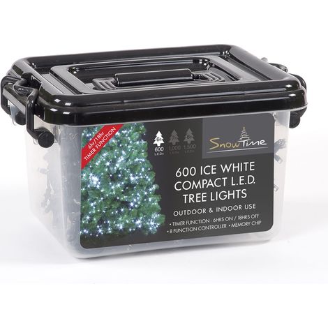 Christmas Compact Multifunction Lights - 600 Led's - Ice White (1/2)