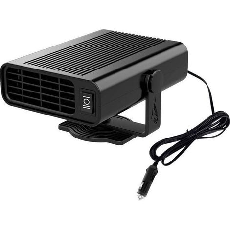 Chauffage de Voiture Portable, Dégivreur de Voiture Portatif base rotative de 360°, Chauffage electrique voiture Hiver Radiateur Dégivreur de Pare brise Voiture pour Voitures avec Allume-cigare 12V (1/4)