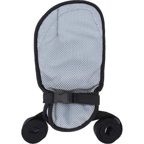 Gant de contention doux respirant réglable universel anti-extraction fixé pour personnes âgées patients gris (1/5)