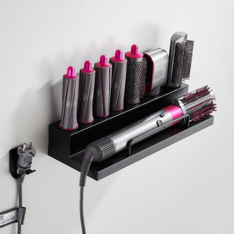 Ahlsen Wandhalterung für Dyson Airwrap Styler Haartrockner, Lockenstab und 7 Zubehörteile, Edelstahl-Wandaufbewahrungsset 3813,87 cm (1/5)