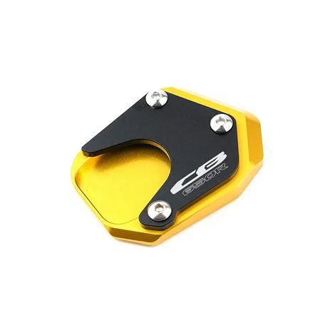 (CB650R Or) Compatible avec les motos HONDA CB 650R, CB650R, CBR650R, CB 650F et CBR 650F (2014-2023) - Béquille latérale CNC - Plaque de support et extension maxpower (1/4)