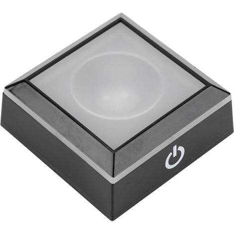 3D-LED-Lichtsockel, quadratischer Ständer, mehrfarbig, für Kristallglas-Dekoration (1/5)