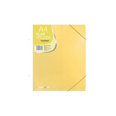 Carpeta CoolPack A4 Amarillo Pastel Elegancia y funcionalidad en