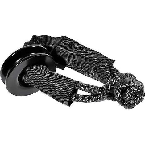 Câble de treuil à manille + anneau de poulie de secours, compatible avec les VTT, les UTV, les SUV, les remorques tout-terrain et les camions QAQ (1/5)