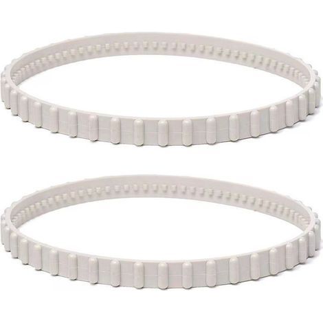 Courroie d'entraînement pour nettoyeur de piscine Hayward Aquavac Tiger Shark et SharkVac – Lot de 2 pièces – Coloris gris - RCX23002 (1/5)