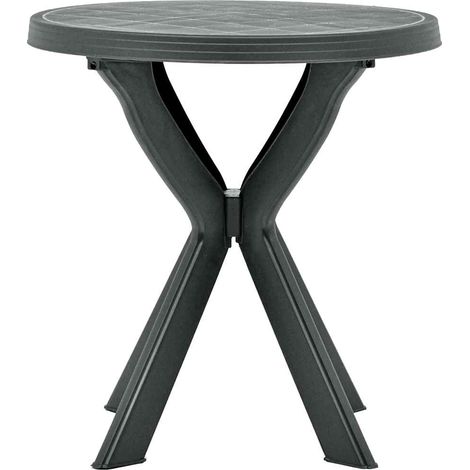 Maison Exclusive - Tavolo da Bistrot Antracite Ø70 cm in Plastica (1/5)