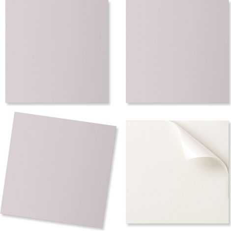 Azulejos de vinilo para pared, ideales para decoraci贸n de interiores modernos, color morado claro, 9x30x30 cm.