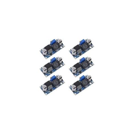 DC-DC Convertisseur Abaisseur LM2596 Buck Converter 3,2-40V à 1,25-35V Alimentation Réglable Module 6 Piéces (1/4)