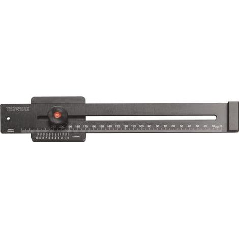 TECWERK Streichmaß 200mm m.flachem Schieber TECWERK (1/2)