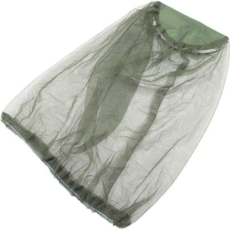 Chapeau en Filet Anti-moustiques, Chapeau Seau Anti-Soleil avec Filet caché, Protection Contre Les Abeilles pour Les Activités de Plein Air (Green) (1/5)