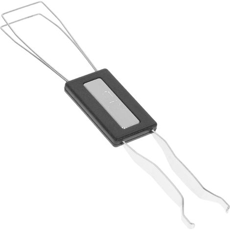 Extracteur de Touches Outil Double Fonction pour Clavier Mécanique en Métal Argenté pour Retirer Keycaps, pour et Entretien Clavier (1/5)