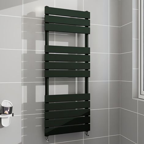 AICA Towel Rail Radiator Designer Central Heating Black 1200x450mm