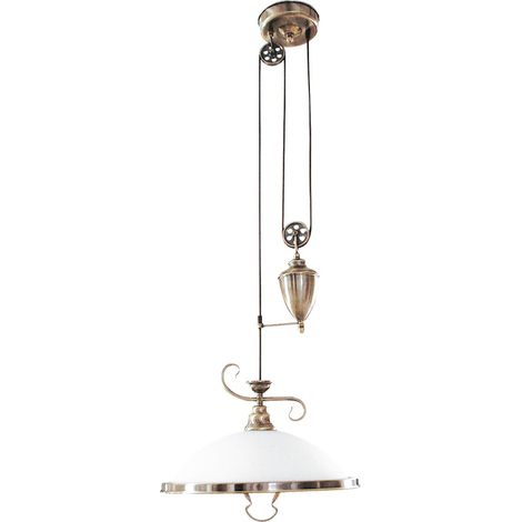 Lampada a sospensione Rabalux Elisett marrone E27 Ø41cm (1/4)