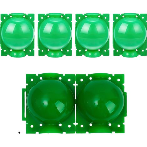 Caja para raíces de plantas, plástico resistente, propagación eficiente, 50 unidades, color verde. (1/2)