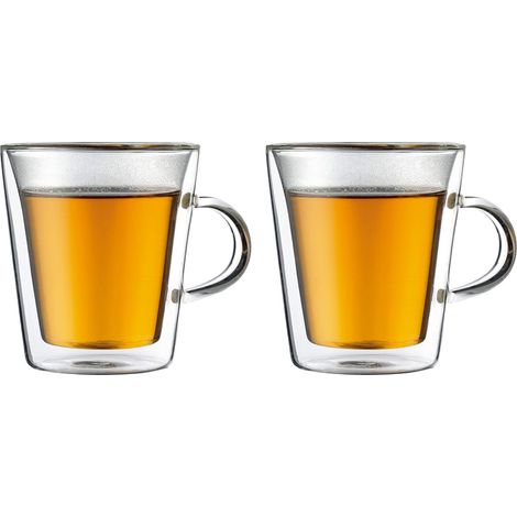 Canteen Set 2 Verres Double Paroi avec Anse 20 Cl (1/4)