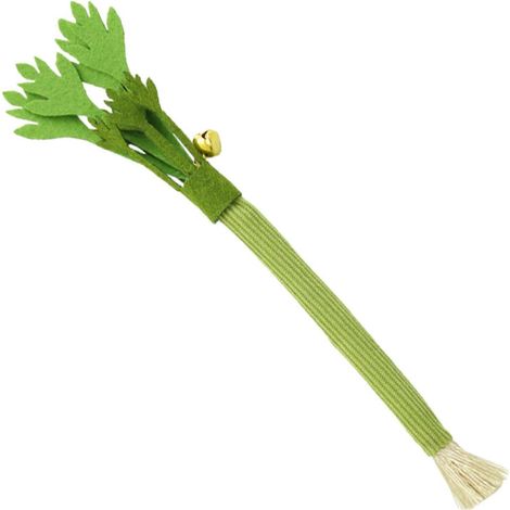 Durable Peluche Chatnip Jouet - Réaliste Celery Shape et High-Density - pour Chats Soulagement du stress Energy Release (1/5)