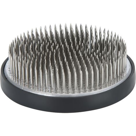 Outil de Floraison Spécialisé pour Ikebana Accessoires d'Art Floral Japonais Ronde en Acier Inoxydable 95mm-KZQ